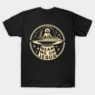 Beam Me Up // Funny Jesus Christ Trekkie Meme T-Shirt